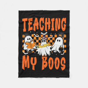 Meine Boos lehren Niedlich Ghost Groovy Lehrer Fleecedecke