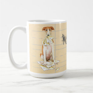 Meine Borzoi Ate Meine Hausaufgaben Kaffeetasse