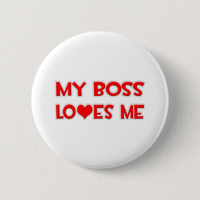 Meine Boss-Lieben Button (Vorderseite)