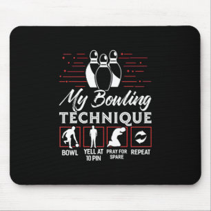 Meine Bowling-Technik Mousepad