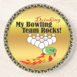 Meine Bowling- und Trinkmannsgesteine Getränkeuntersetzer