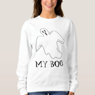 Meine Boyfriend Freundin Funny Ghost Halloween Sweatshirt