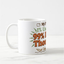 Meine Brain Tabs Retro-Kaffeetasse