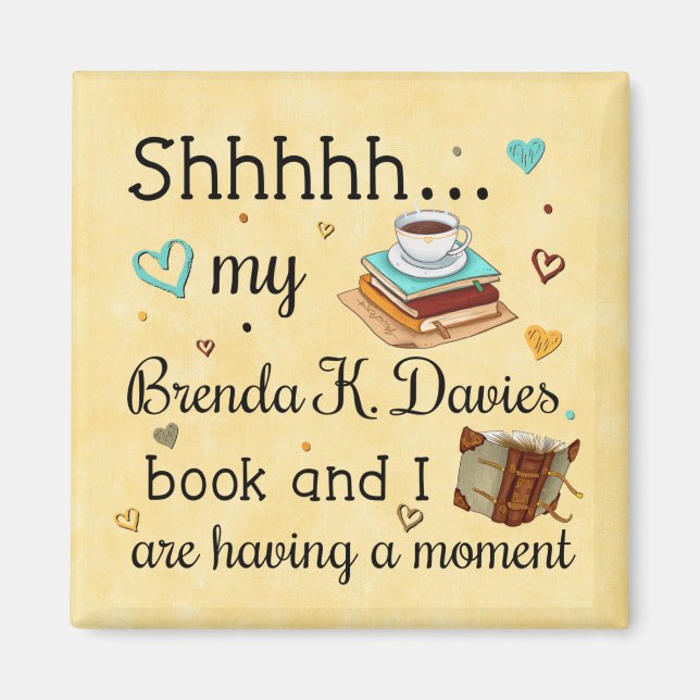 Meine Brenda K Davies Buch und ich habe einen Mome Magnet (Vorne)