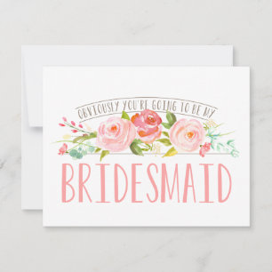 Meine Bridesmaid Rose Garden Einladung