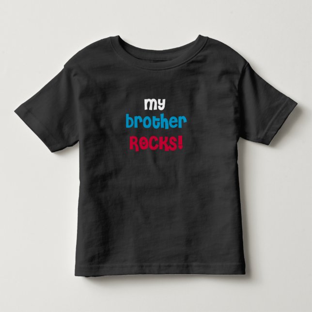 Meine Bruder Rocks Kleinkind T-shirt (Vorderseite)
