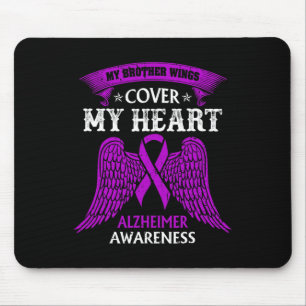 Meine Brüderflügel decken meine Herz Alzheimer Awa Mousepad
