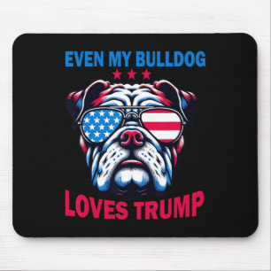 Meine Bulldog-Lieben Trump Mousepad