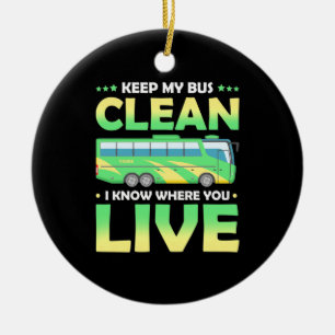 Meine Busreinigung behalten Keramik Ornament