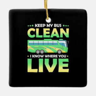 Meine Busreinigung behalten Keramikornament