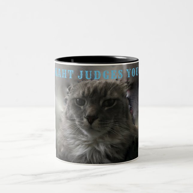 MEINE CAT JUDGES ZWEIFARBIGE TASSE (Mittel)