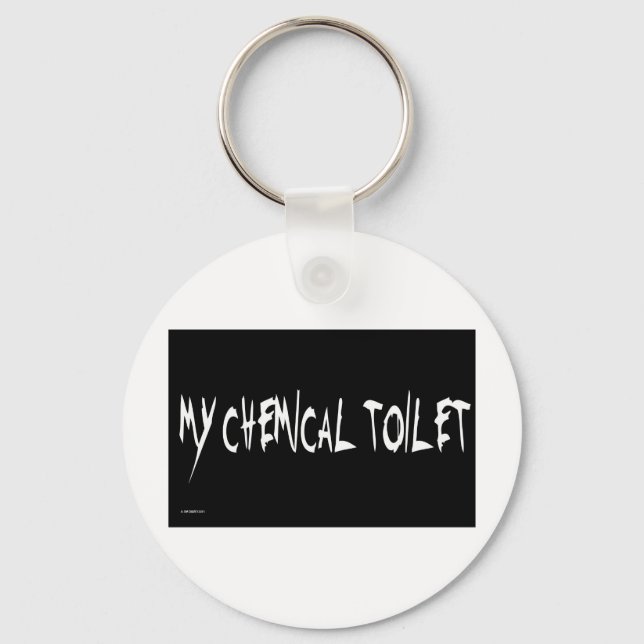 MEINE CHEMISCHE TOILETTE SCHLÜSSELANHÄNGER (Vorderseite)