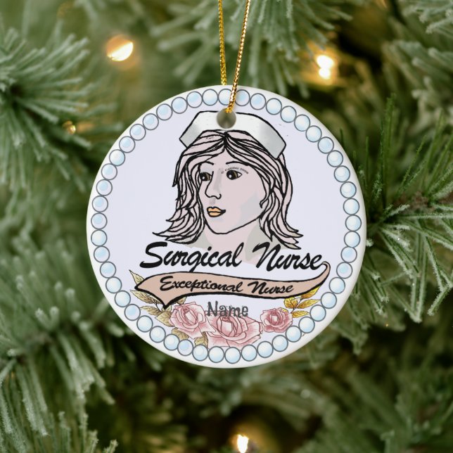 Meine chirurgische Krankenschwester Keramik Ornament (Baum)