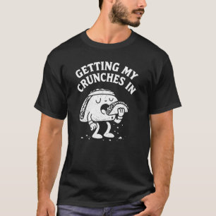 Meine Crunches in Gym trainieren Funny Taco T-Shirt