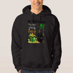 Meine Dackel ist mein Glücksbringer Niedlicher Hun Hoodie