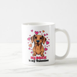 Meine Dackel ist mein Valentine Niedlich Funny Dac Kaffeetasse