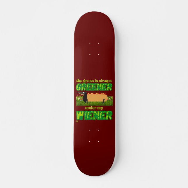   "MEINE DACKEL" SKATEBOARD (Vorne)