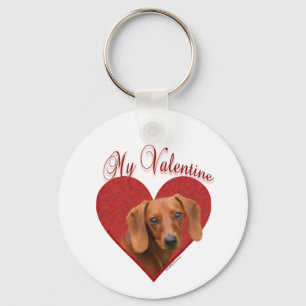 Meine Dackel Valentine Schlüsselanhänger