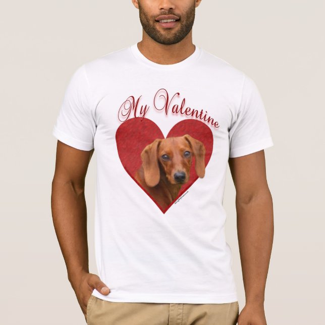 Meine Dackel Valentine T-Shirt (Vorderseite)