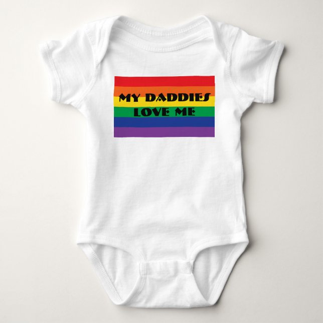 Meine Daddies Liebe Baby Strampler (Vorderseite)