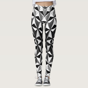 Meine Diamanten sind größer als deine Monochrom Leggings