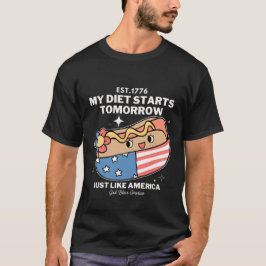 Meine Diät beginnt morgen T-Shirt