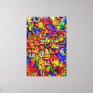 Meine digitale Kunstpinsel Leinwanddruck