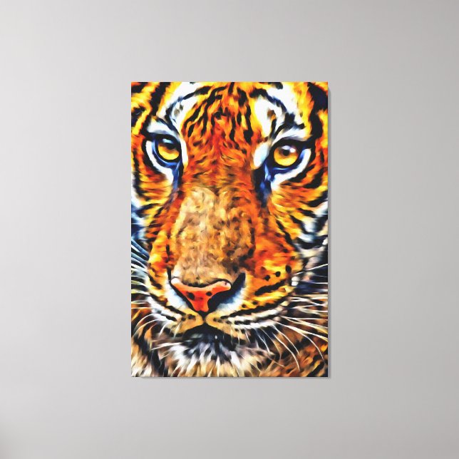 Meine digitale Kunstpinsel Leinwanddruck (Vorderseite)