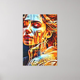 Meine digitale Kunstpinsel Leinwanddruck