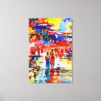 Meine digitale Kunstpinsel Leinwanddruck