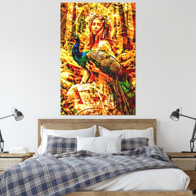 Meine digitale Kunstpinsel Leinwanddruck (Insitu (Schlafzimmer))