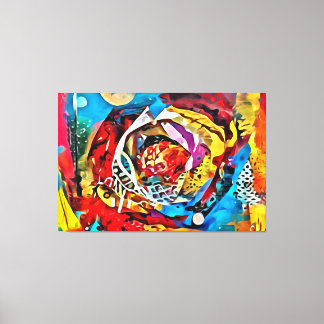 Meine digitale Kunstpinsel Leinwanddruck