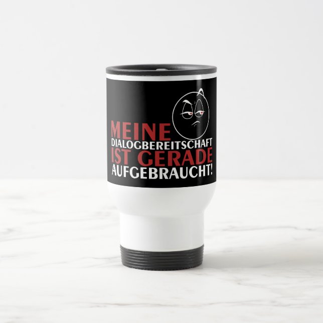 Meine "Diktatur ist gerade aufcht"! Reisebecher (Mittel)