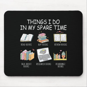Meine Dinge Freizeit Lesen Bücher Mousepad