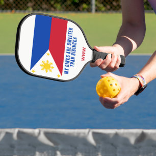 MEINE DINKS SÜßER ALS BIBINGKA Lustiges Filipino Pickleball Schläger