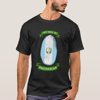 Meine DNA ist guatemaltekisch und Fingerabdruck Gu T-Shirt