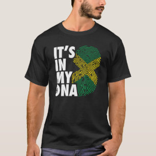 Meine DNA Jamaika Fingerabdruck Jamaikanischer Sto T-Shirt