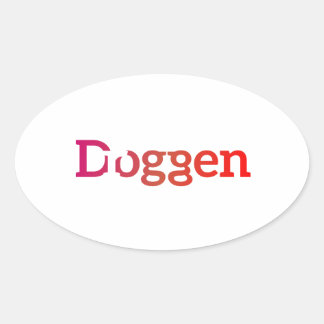 Meine Dogge ist eine Droge Ovaler Aufkleber