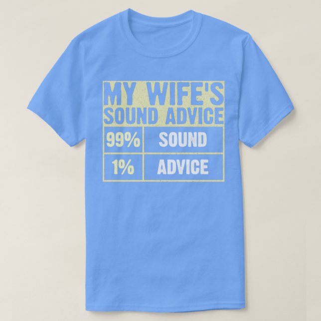 Meine Ehefrau-Audioberatung T-Shirt (Design vorne)