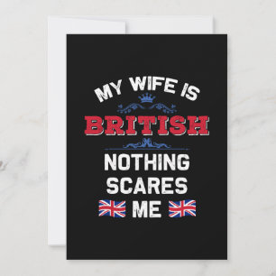 Meine Ehefrau ist die britische Monarchie United K Einladung