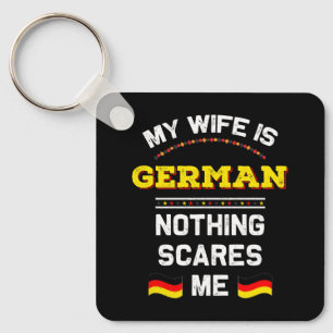 Meine Ehefrau ist die deutsche Alemania Republic G Schlüsselanhänger