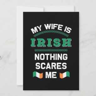 Meine Ehefrau ist die Irish Eire Republic Ireland Einladung