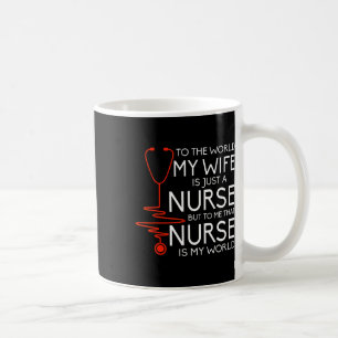 Meine Ehefrau ist ein Krankenpfleger-T-Shirt Kaffeetasse