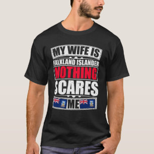 Meine Ehefrau ist Falkland Islander nichts macht m T-Shirt