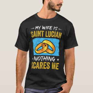 Meine Ehefrau ist Heilige Lucian nichts interessie T-Shirt