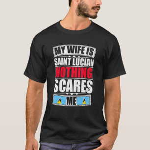 Meine Ehefrau ist Heilige Lucian nichts interessie T-Shirt