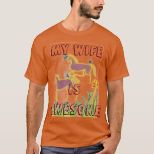 Meine Ehefrau ist Phantastische BESTE FREUNDIN Hak T-Shirt