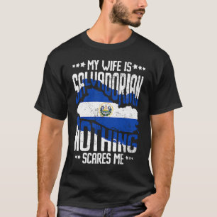 Meine Ehefrau ist Salvadorian El Salvador Salvador T-Shirt