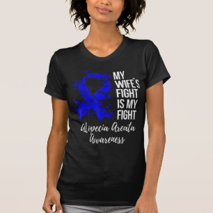 Meine Ehefrau kämpft gegen Alopezie Areata Awaren T-Shirt