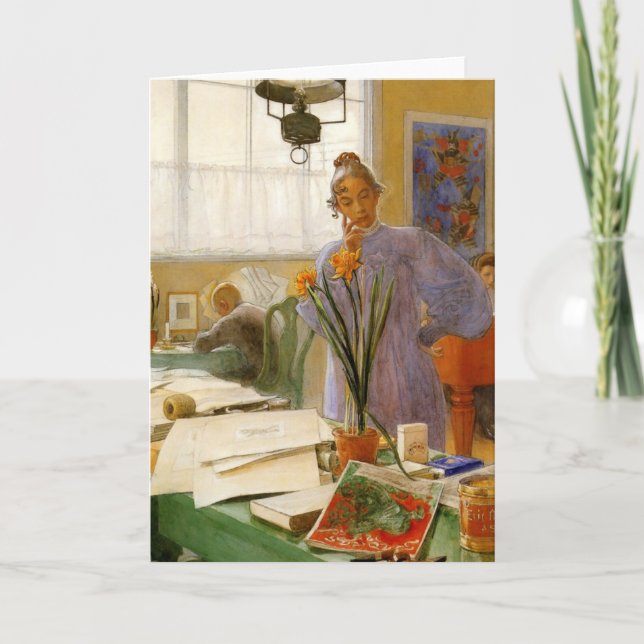 Meine Ehefrau, Karin Feiertagskarte (Vorderseite)